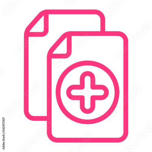 medical history gradient icon