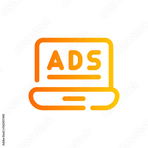 ads gradient icon