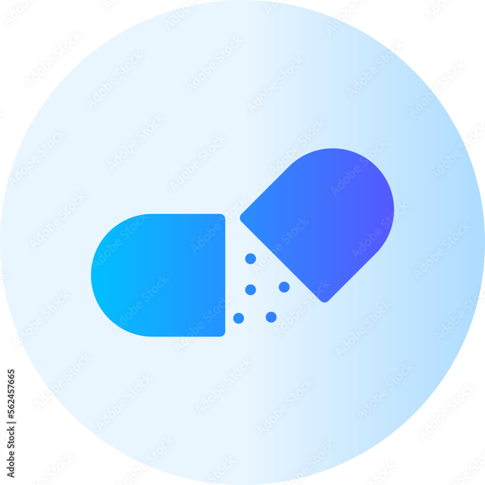 capsule gradient icon capsule gradient icon