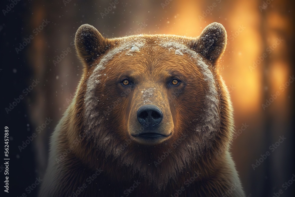 Grizzly Bear Stock Photo, Wildlife Photography, Generative Ai Grizzly Bear Stock Photo, Wildlife Photography, Generative Ai