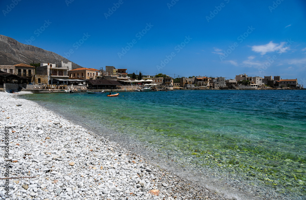 Obraz premium Seaside in Gerolimenas, Mani, Laconia, Greece