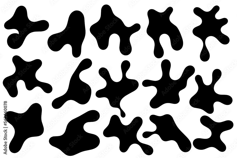 Big set of organic abstract random blob shapes. Fluid irregular forms elements. Liquid blotch silhouettes, water, wave, ink, abstract black element, bubble shapes, irregular oval, random shapes. Big set of organic abstract random blob shapes. Fluid irregular forms elements. Liquid blotch silhouettes, water, wave, ink, abstract black element, bubble shapes, irregular oval, random shapes.