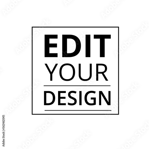 Edit Your Design Transparent PNG file