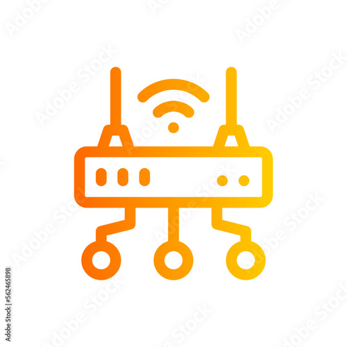 modem gradient icon