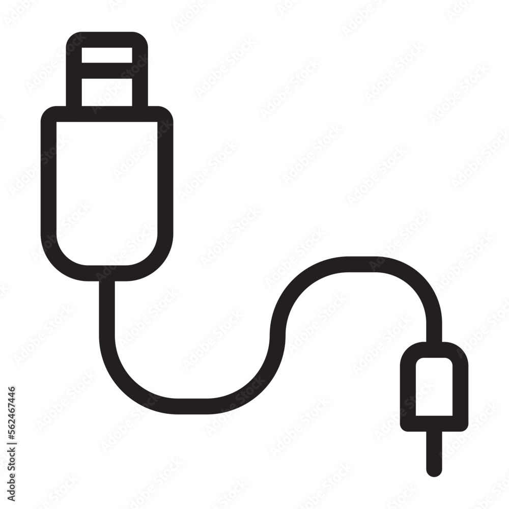 cable line icon cable line icon
