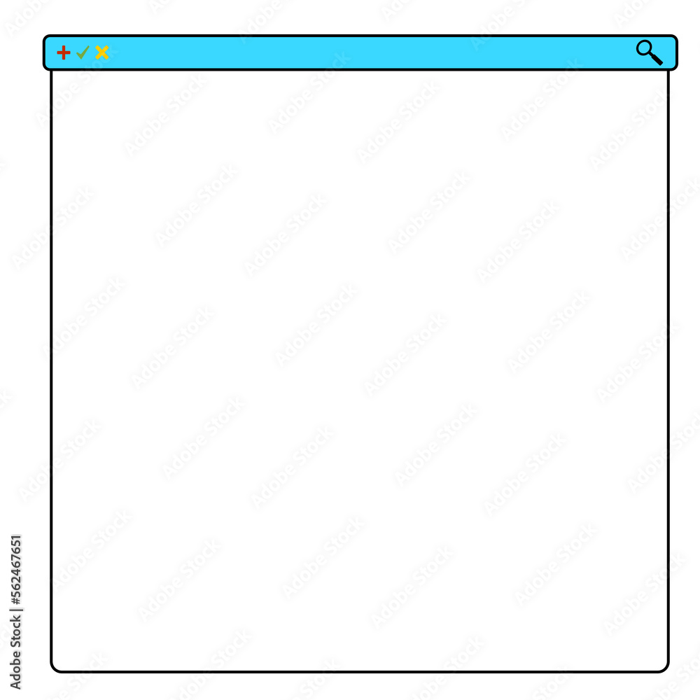 illustrazione con finestra di desktop e icone di gestione su sfondo trasparente illustrazione con finestra di desktop e icone di gestione su sfondo trasparente
