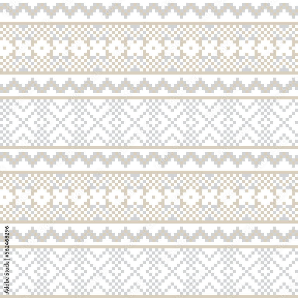 Argyle Fair Isle Seamless Pattern Design