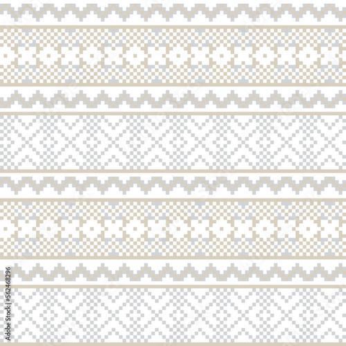 Argyle Fair Isle Seamless Pattern Design