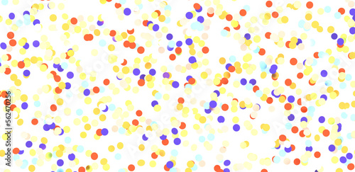  Sky confetti flying in the sky during Pride parade - in 3d png © vegefox.com
