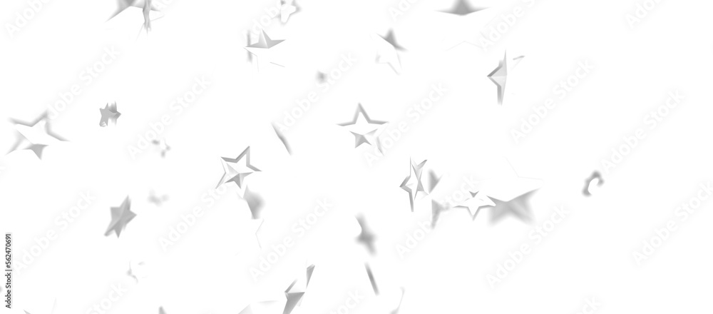 Holiday silver decoration, glitter frame isolated - Holiday silver decoration, glitter frame isolated -