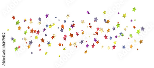 Glossy 3D Christmas star icon. Design element for holidays. -,