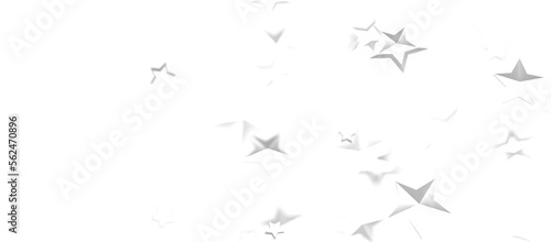 Glossy 3D Christmas star icon. Design element for holidays. -