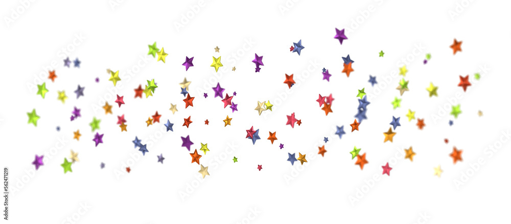 Banner with colour decoration. Festive border with falling glitter dust and stars. Banner with colour decoration. Festive border with falling glitter dust and stars.