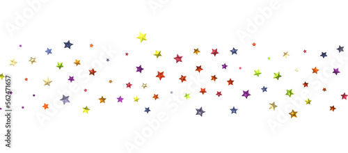 A gray whirlwind of colour snowflakes and stars. New