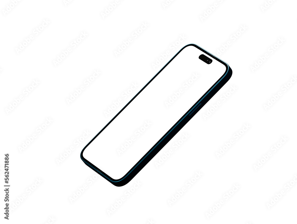 3d smartphone with blank screen isolated 3d 3d smartphone with blank screen isolated 3d