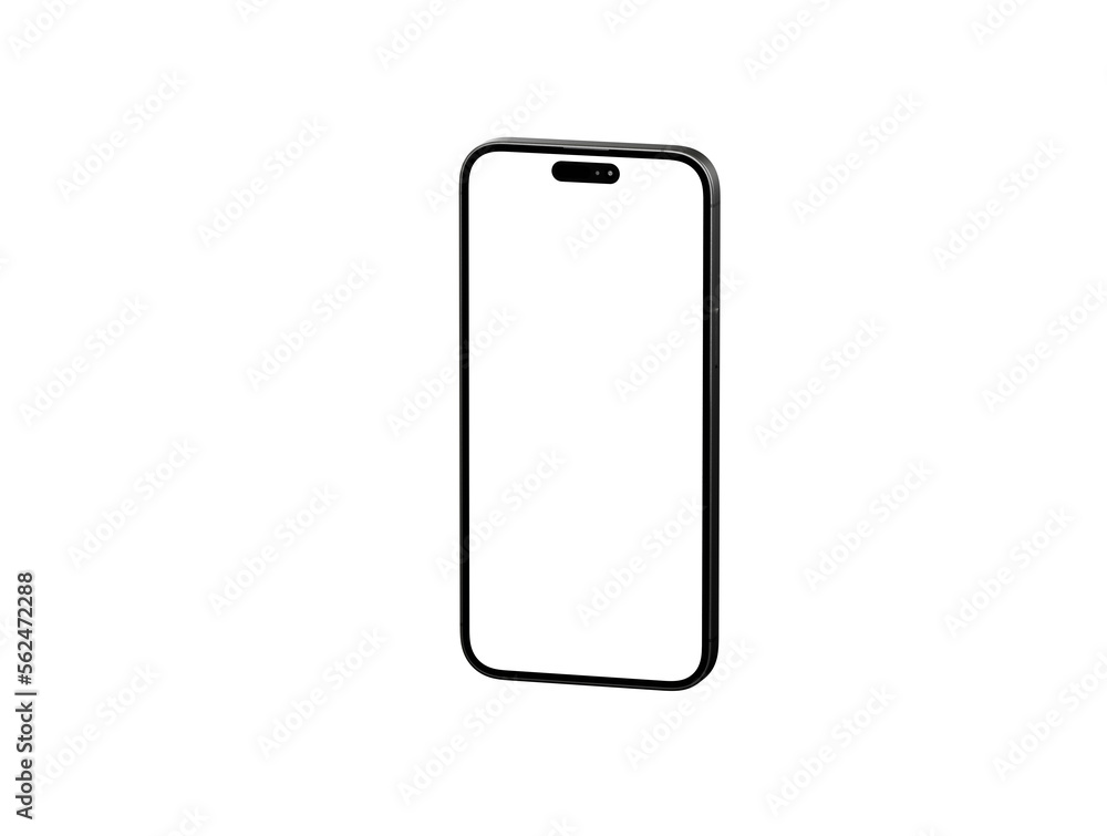 Smartphone. Mobile phone Template. Telephone 3d Smartphone. Mobile phone Template. Telephone 3d