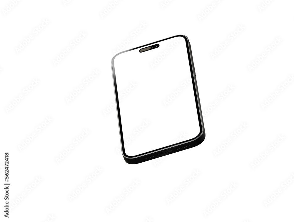 Smartphone. Mobile phone Template. Telephone 3d - mockup Smartphone. Mobile phone Template. Telephone 3d - mockup