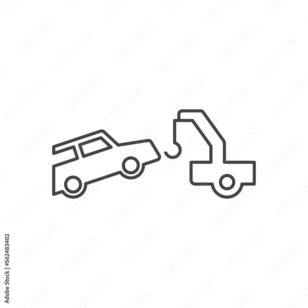 Towing Icon - Tow Truck Icon Towing Icon - Tow Truck Icon