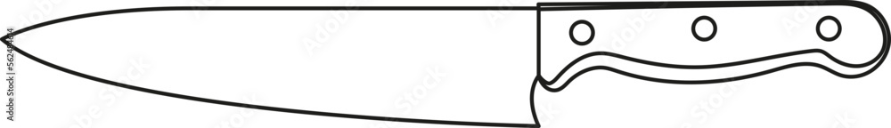 knife outline knife outline