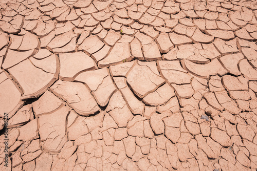 Dry land in the desert