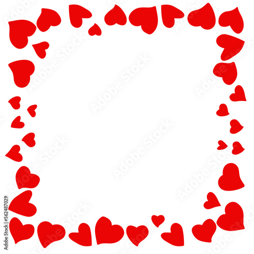 Heart pattern, illustration for greeting and card printing, cute heart pattern