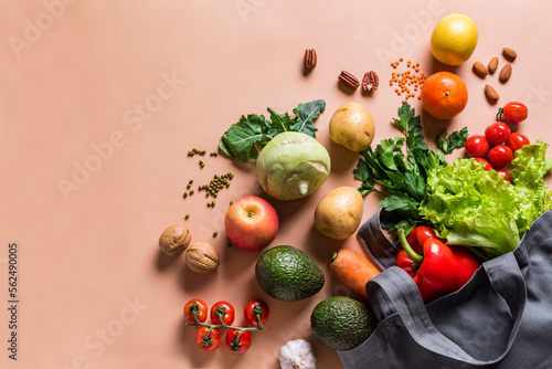 Fototapeta Naklejka Na Ścianę i Meble -  Healthy food background