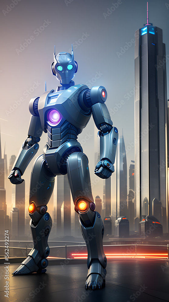 future robot generated by generative ai future robot generated by generative ai