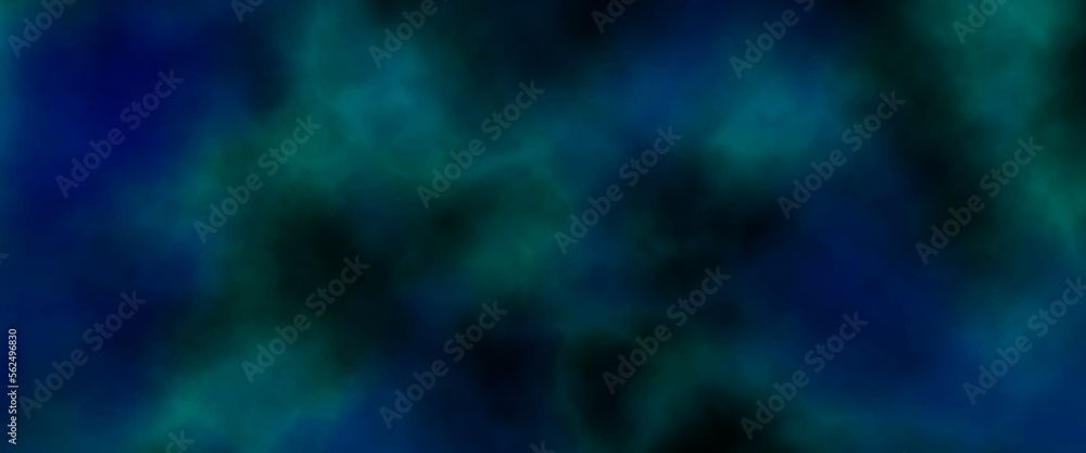 background with rays. background with wall cement. old vintage blue green background with distressed texture and grunge design with black border. Cosmic neon polar lights watercolor background.
