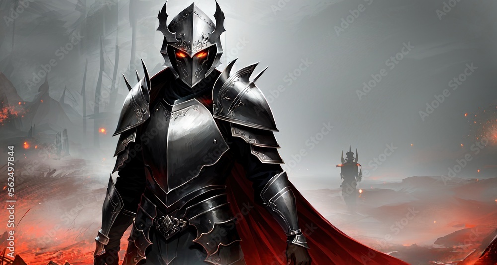 Fototapeta premium a man in armors 