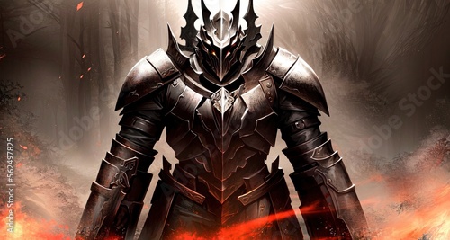 Photos a man in ancient armors