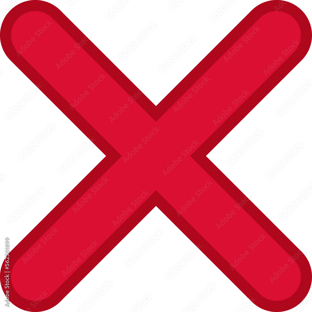 Cross icon flat vector image Cross icon flat vector image