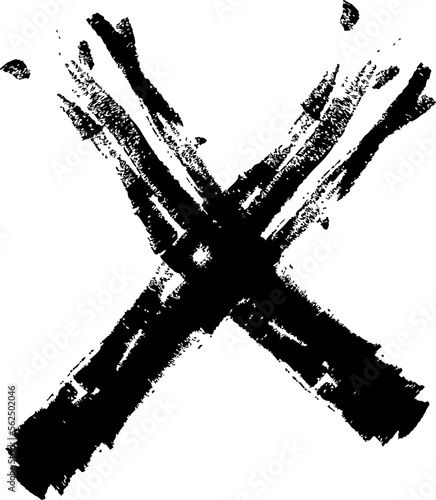 Cross icon flat vector image