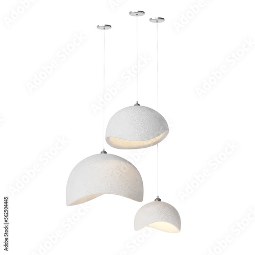 Concrete pendant lamps B style
