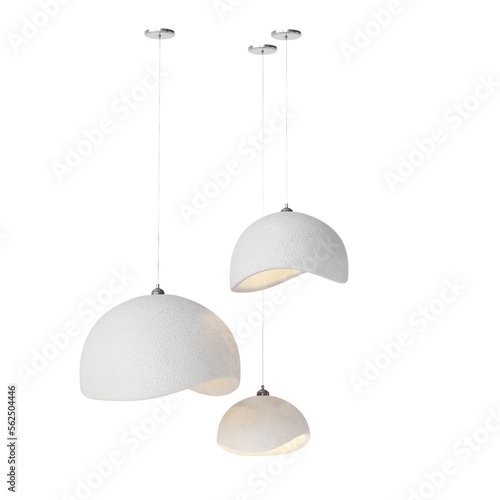 Concrete pendant lamps B style