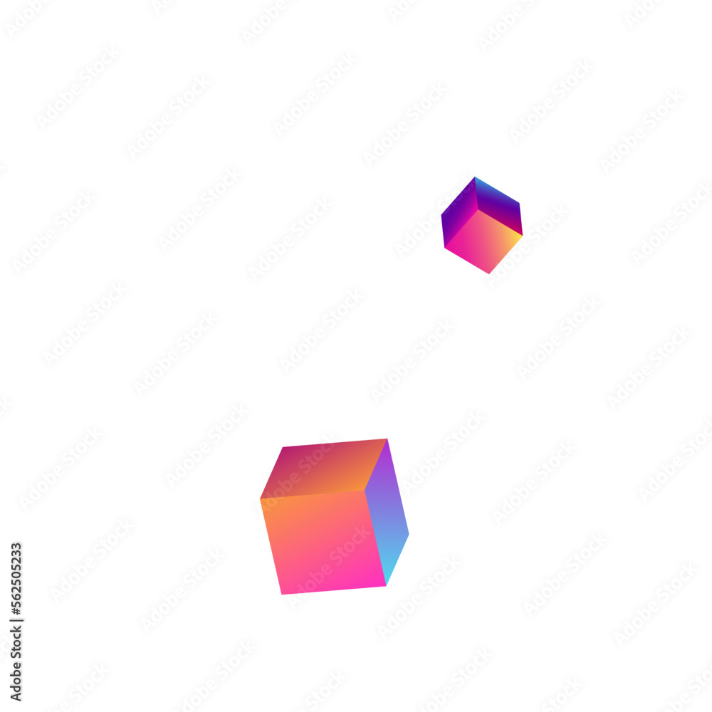 Holographic Rhombus Vector White Background. Holographic Rhombus Vector White Background.