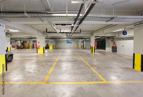 parking underground urban for shopping modern