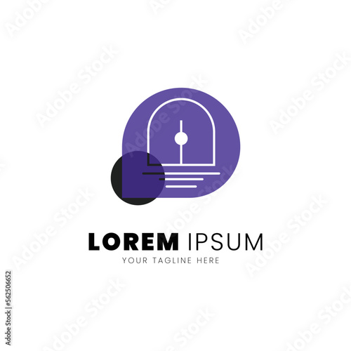 Real estate property building apartment vector logo template