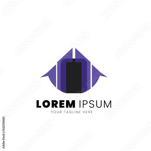 Real estate property building apartment vector logo template