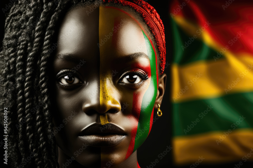 Black History Month woman illustration Black History Month woman illustration