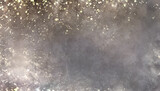 grey and gold abstract decoration card banner concept design for holiday season cards, generative ai