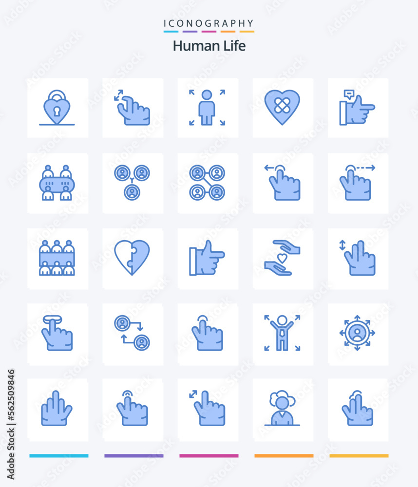 Creative Human 25 Blue icon pack  Such As poker. thumbs up. opportunity. like. patch