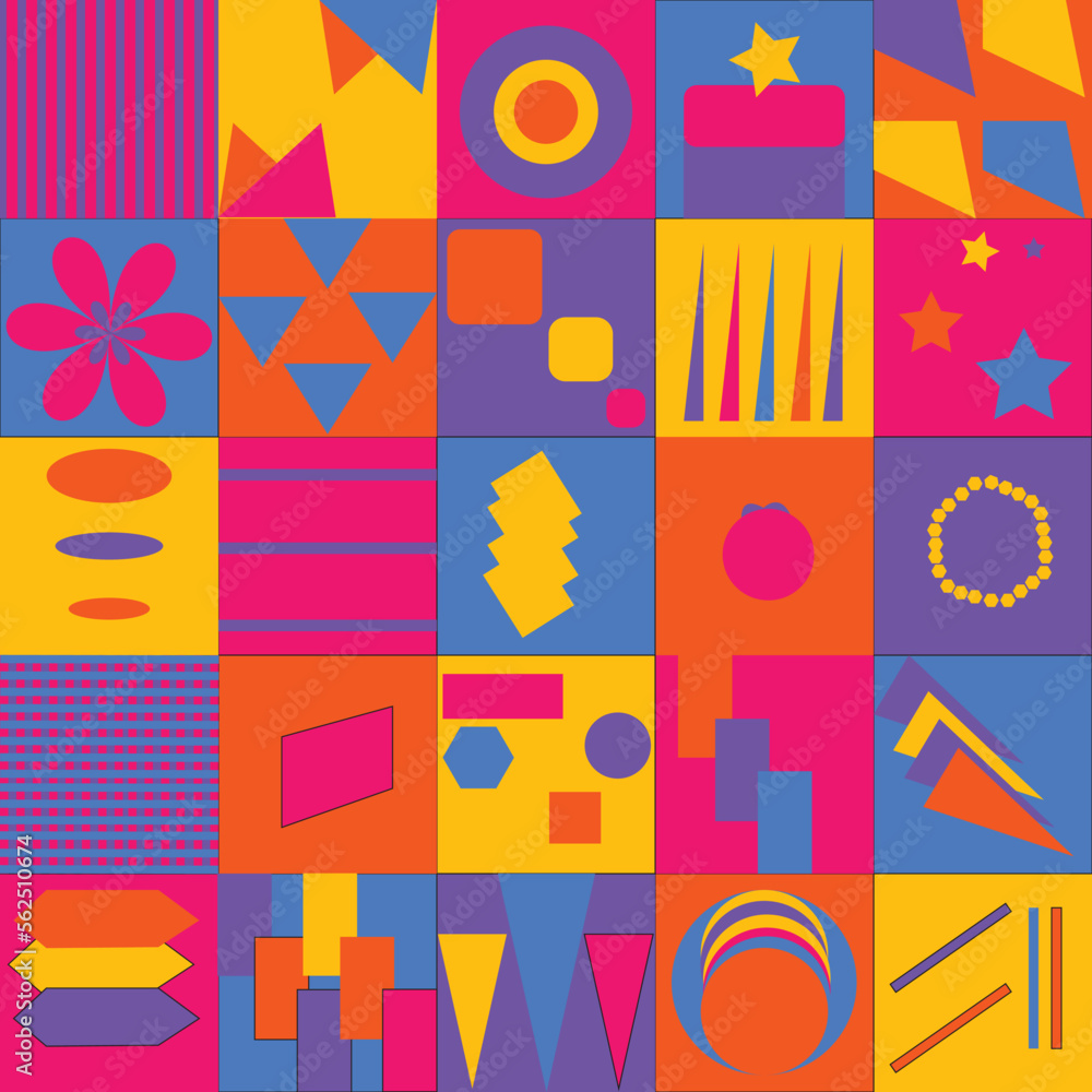 pattern with squares, pattern with shapes, neo geometrics, patterns, unique square patterns, colorful neo geometrics, super neo geometric pattern textur, header, background, neo, vibrant, colorful,
 