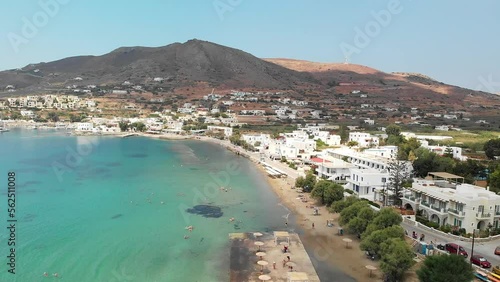 Wallpaper Mural The sandy beach Foinikas in Syros island, Greece Torontodigital.ca