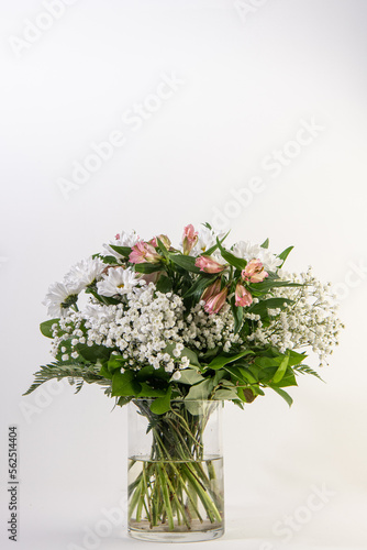Obraz na płótnie flower arrangement on white background w salonie