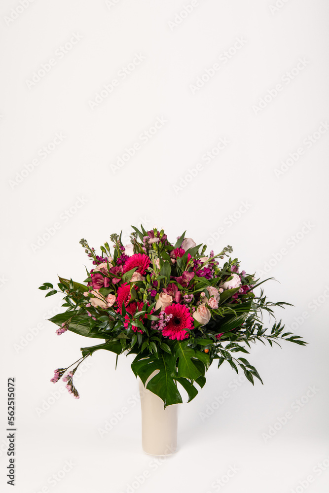 bouquet of pink flowers