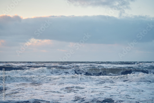 Stormy coast in Denmark. High quality photo