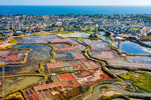 Photos Batz-sur-Mer town on the salt marshes of Guerande, France
