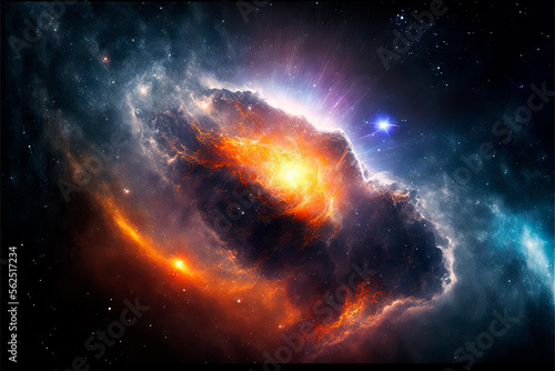 colorful nebula vibrant © rodrigo