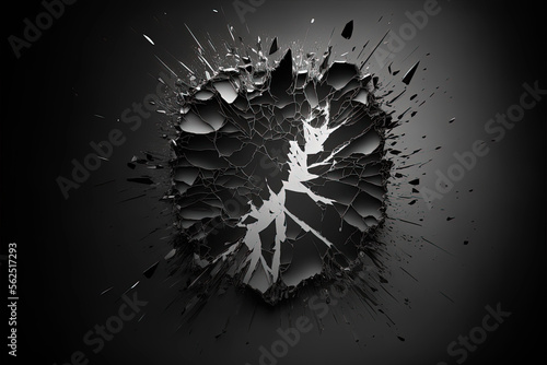 black shatter background. debrits photo