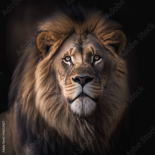 Lion Portrait-Generative AI